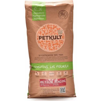 Petkult Medium Junior Lamb & Rice 2 x 12 kg