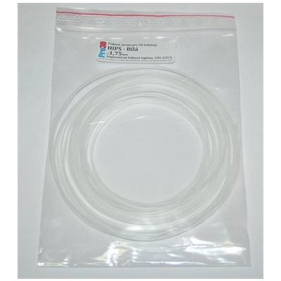 Pro3D HIPS, 1,75mm, 1m - METRÁŽ, bílá HIPS white – Zboží Živě