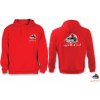 Rybářské tričko, svetr, mikina Hell-Cat Mikina klokánek s kapucí červená