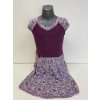 Dívčí šaty fialová