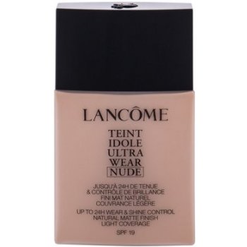 Lancôme Teint Idole Ultra Wear Nude lehký matující make-up 010 Beige Porcelaine 40 ml