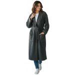 Vn.Lot dámský froté župan tmavě šedé – Zbozi.Blesk.cz