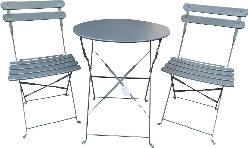 Rojaplast BISTRO set šedý