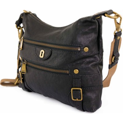 Fossil Wmns Hand-Shoulderbag Emilia Zip crossbody Black černá – Sleviste.cz