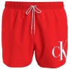 Koupací šortky, boardshorts Calvin Klein KM0KM00967 XM9 červené