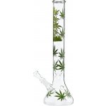 KRCZ Skleněný bong Leaf Jhari Beaker Ice 45 cm – Hledejceny.cz