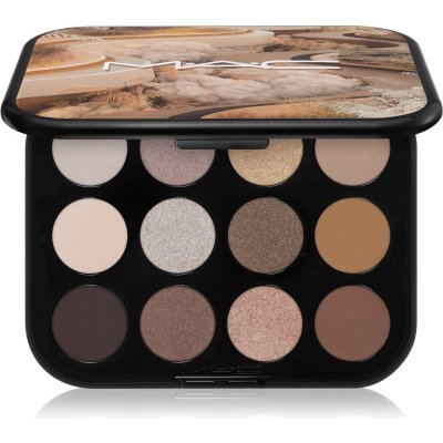 MAC Cosmetics Connect In Colour Eye Shadow Palette 12 shades paletka očních stínů odstín Unfiltered Nudes 12,2 g – Zbozi.Blesk.cz