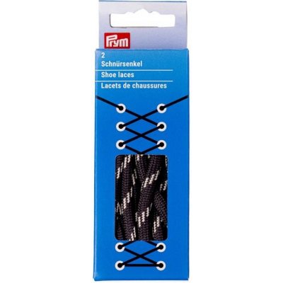 PRYM Kulaté tkaničky outdoorové, 6 mm, 150 cm, černé/béžové – Zboží Dáma