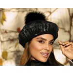Willi Hats Heaven zimní černý baret ozdobený Willi Perlesa – Hledejceny.cz