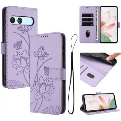 VSECHNONAMOBIL 130956 ART LOTUS Peněženkové pouzdro pro Sony Xperia 10 VII fialové – Hledejceny.cz