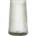 Skleněná dekorativní váza na květiny Louise transparentní 21,5 cm – Hledejceny.cz