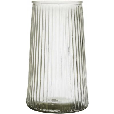 Skleněná dekorativní váza na květiny Louise transparentní 21,5 cm – Hledejceny.cz