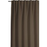 Zatemňovací závěs s řasící páskou Dimout Uni taupe 245 x 140 cm – Hledejceny.cz