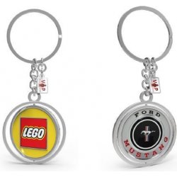 Přívěsek na klíče LEGO (5005822) Ford Mustang (10265) RARE VIP KEYCHAIN  přívěsky na klíče - Nejlepší Ceny.cz