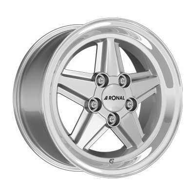 Ronal R9 7x15 5x112 ET23 silver polished