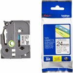 Brother TZE-251, černý tisk/bílý podklad, 8m, 24mm – Zboží Dáma