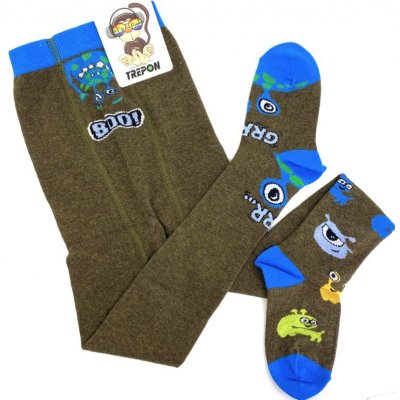 dětské punčocháče Spoky Hnědá – Zboží Dáma