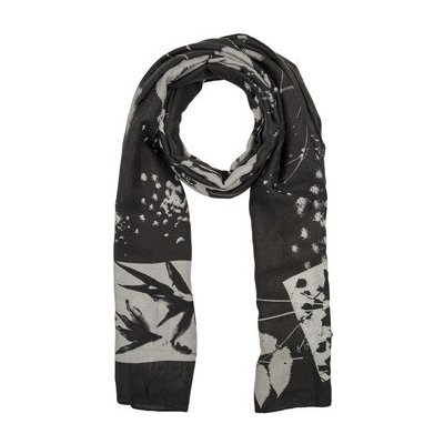 Desigual šály FLORAL BW RECTANGLE černá – Zbozi.Blesk.cz