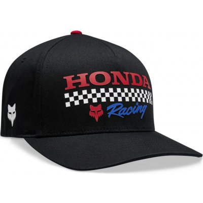 Fox Racing Pánská Fox Honda Flexfit Hat Black – Zboží Mobilmania
