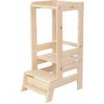 Meowbaby Montessori učicí věž přírodní – Zbozi.Blesk.cz