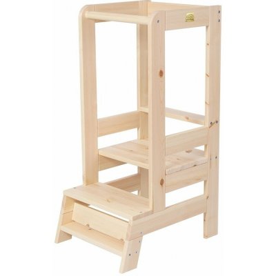 Meowbaby Montessori učicí věž přírodní – Zbozi.Blesk.cz
