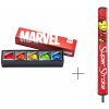 Golfový míček Volvik Vivid Marvel + Marvel Ironman SuperStroke grip