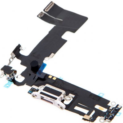 AppleMix Napájecí a datový konektor s flex kabelem + mikrofony pro Apple iPhone 13 - růžový - kvalita A+ – Zboží Mobilmania