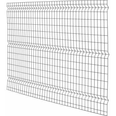 Jednoduché svařované 3D plotové pletivo antracitová 150 x 200 cm – Zboží Mobilmania