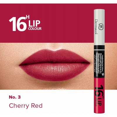 Dermacol Lip Colour 16 h 2v1 dlouhotrvající barva na rty a lesk 3 4,8 g – Zboží Mobilmania