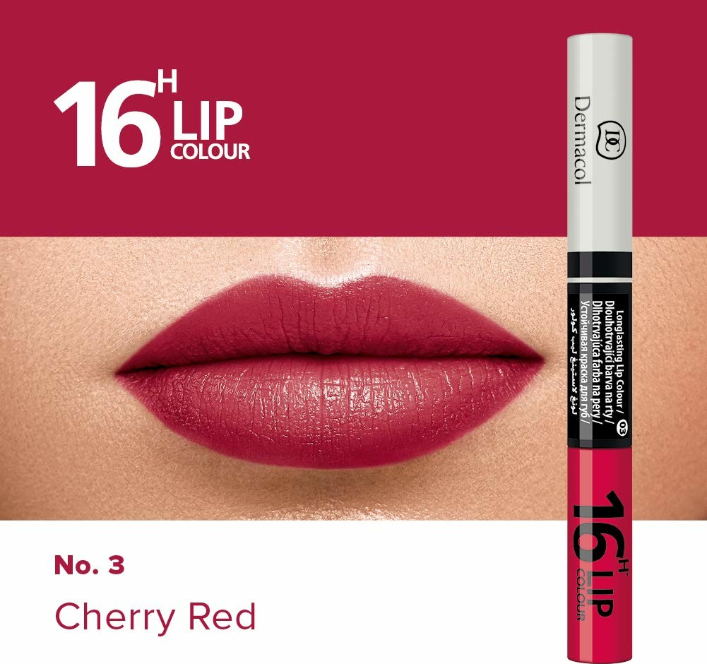Dermacol Lip Colour 16 h 2v1 dlouhotrvající barva na rty a lesk 3 4,8 g od  171 Kč - Heureka.cz