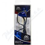 GLASSA Blue Light Blocking Glasses PCG 07, dioptrie: +0.00 černá – Zboží Živě