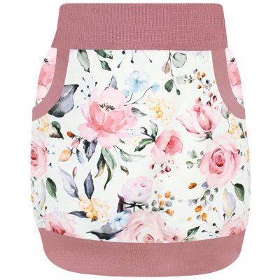 Dívčí sukně s gumou v pase Růže – Zboží Mobilmania