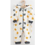 Kojenecký teplákový overal New Baby Little One šedá – Zboží Dáma