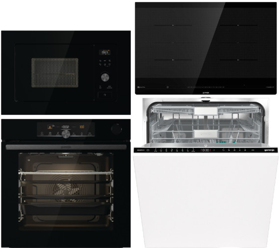 Set Gorenje BSA6747A04BGWI + BM201AG1BG + IS846BG + GV693C60UVAD