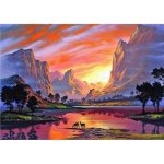 Norimpex Diamantové malování Horské údolí 30 x 40 cm – Zboží Mobilmania