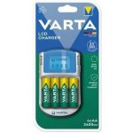 Varta LCD Charger + 4x AA 2600 mAh R2U & 12V & USB 57070201451 – Zboží Mobilmania