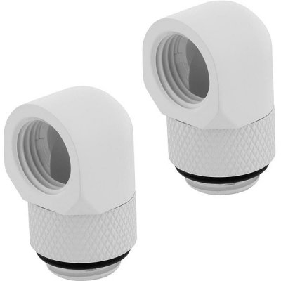 Corsair Hydro X Series 90° Rotary Adapter Twin Pack White CX-9055014-WW – Sleviste.cz