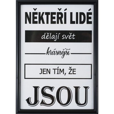 Bondecor Fotorám FAST - černý Velikost: 30x40 – Zboží Mobilmania