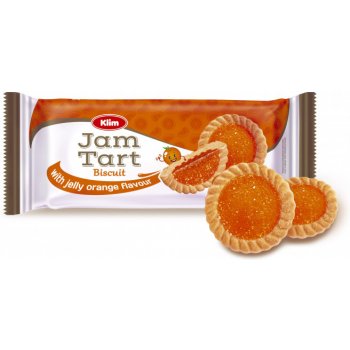 KLim Jam Tart sušenky s pomerančovou náplní 235 g