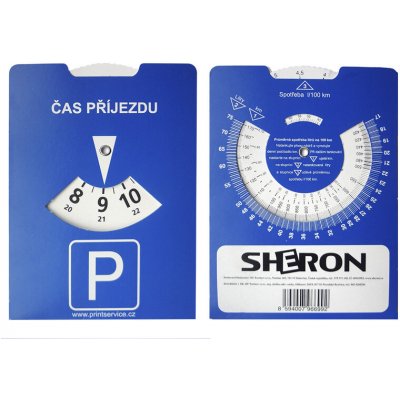 Sheron Parkovací hodiny do auta s výpočtem spotřeby paliva – Zboží Mobilmania