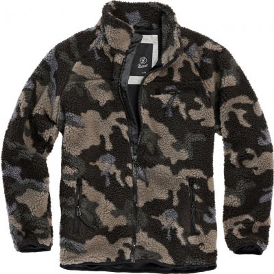 Brandit Teddy fleece jacket Dark camo – Zboží Mobilmania