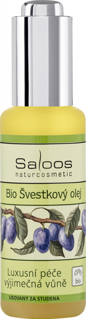 Saloos Bio Švestkový olej lisovaný za studena 20 ml od 175 Kč - Heureka.cz