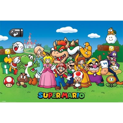 Postershop Plakát - Super Mario (hrdinové) – Zboží Mobilmania