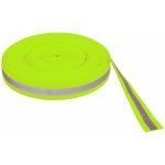 Pruženka s reflexním pásem š. 40 mm - žlutá – Sleviste.cz