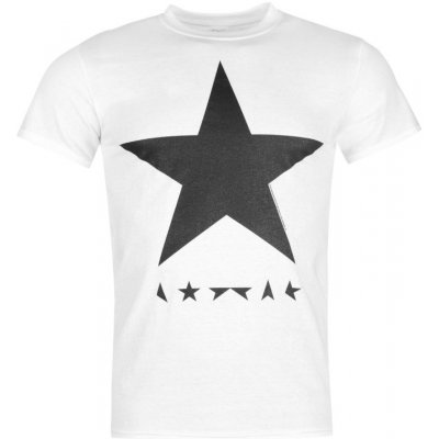 Official David Bowie tričko Bílá