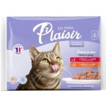 Plaisir cat Multipack pro dospělé i kastrované kočky losos a pstruh 4 x 85 g – Sleviste.cz