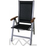 Polohovací křeslo ASS Comfort černá+stříbrná – Zboží Mobilmania