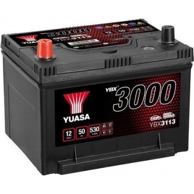 Yuasa YBX3000 12V 50Ah 530A YBX3113 – Zboží Mobilmania