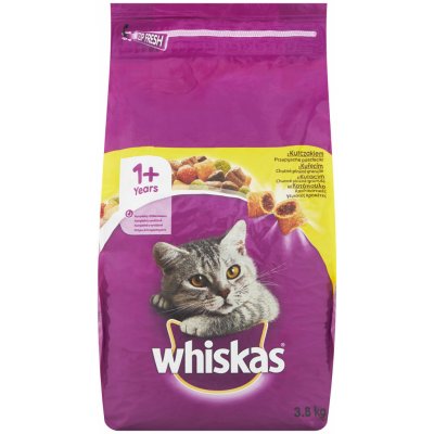 Whiskas s Kuřecím 3,8 kg – Hledejceny.cz