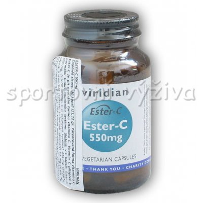 Viridian Ester-C 550 mg 30 kapslí